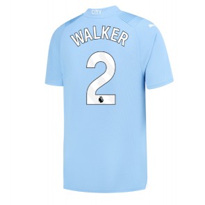 Maillot de foot Manchester City Kyle Walker #2 Domicile 2023-24 Manches Courte